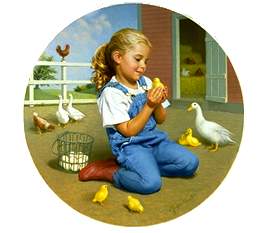SARAH'S LITTLE FRIEND by CHILDREN'S PLATES - INDIVIDUAL EDITIONS